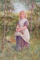 Country Girl by Henry James Johnstone British 04 Impressionist